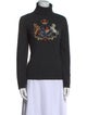 Lauren Ralph Lauren Merino Wool Graphic Print Sweater