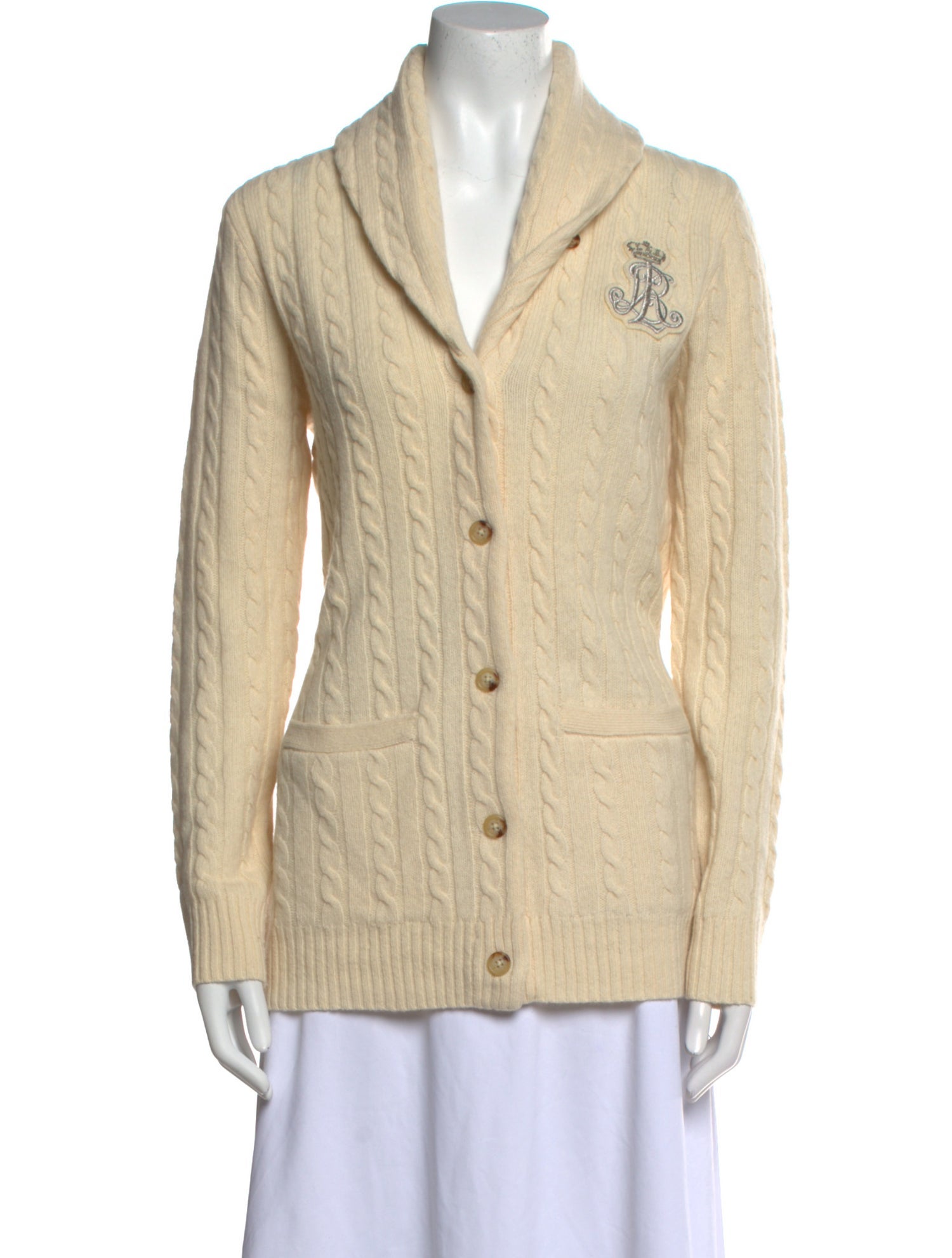 Lauren Ralph Lauren Wool V-Neck Sweater