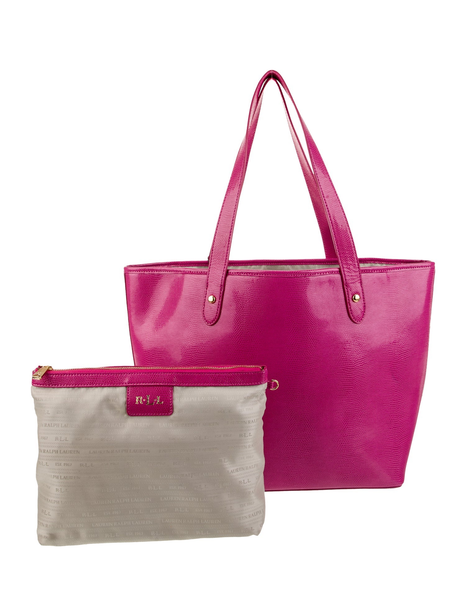 Lauren Ralph Lauren Leather Tote