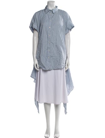 Lauren Ralph Lauren Striped Mock Neck Tunic