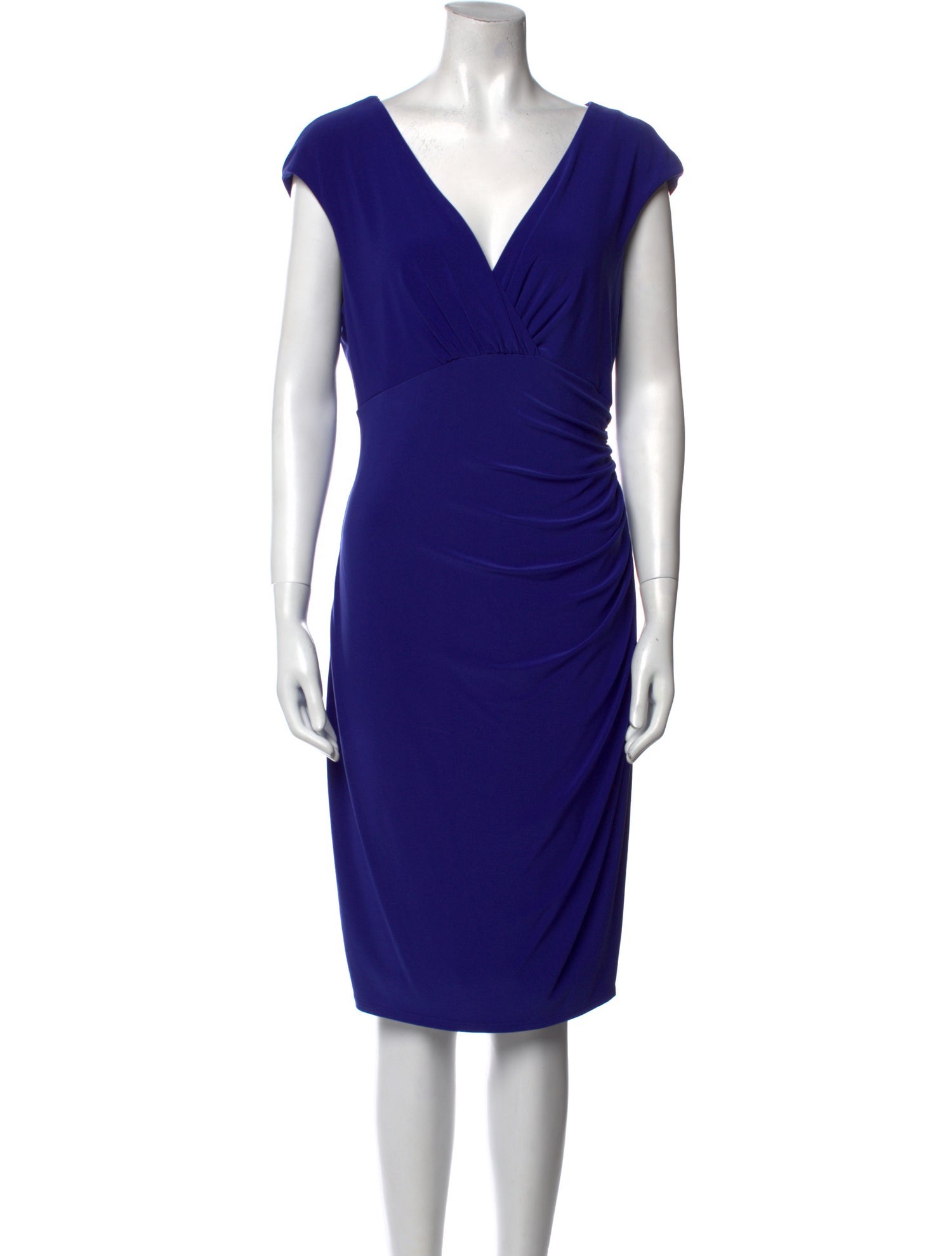 Lauren Ralph Lauren V-Neck Knee-Length Dress