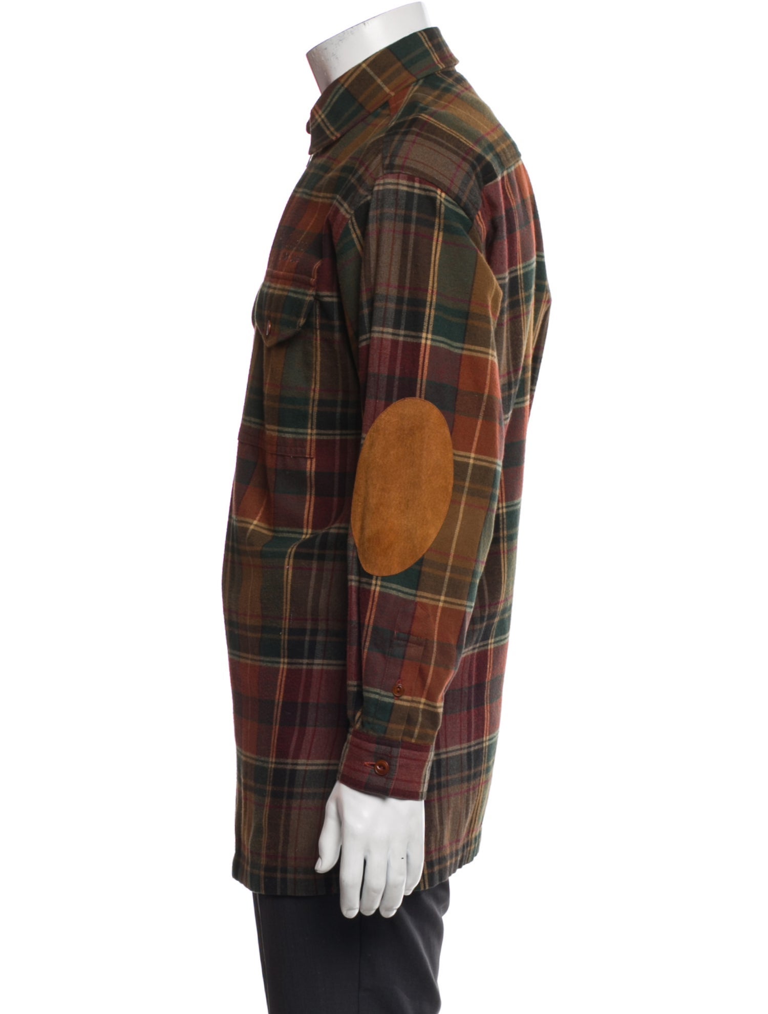 Lauren Ralph Lauren Plaid Print Trucker Jacket