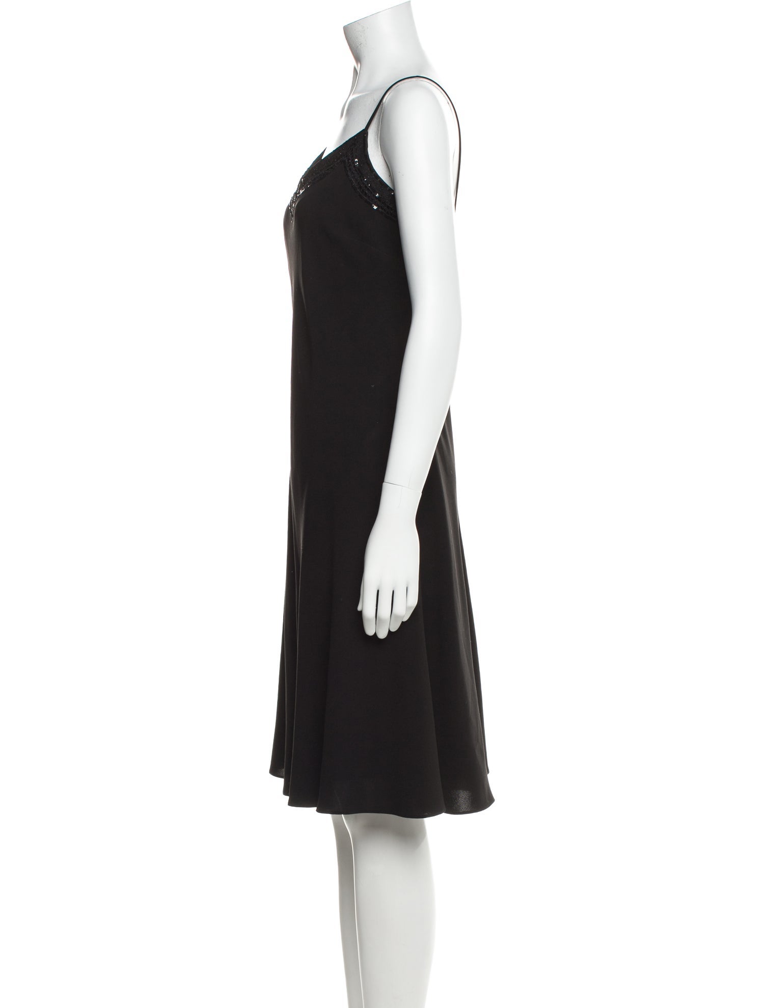 Lauren Ralph Lauren V-Neck Mini Dress