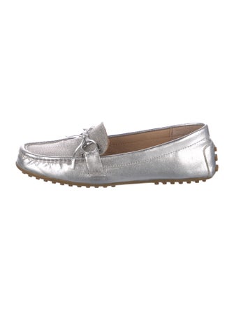 Lauren Ralph Lauren Leather Bow Accents Loafers