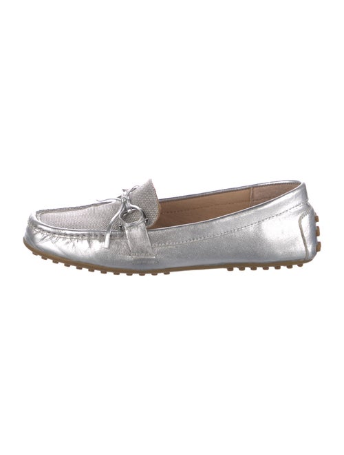 Lauren Ralph Lauren Leather Bow Accents Loafers