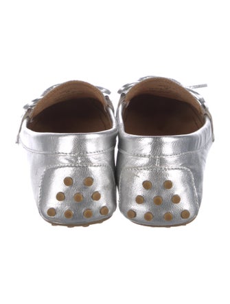 Lauren Ralph Lauren Leather Bow Accents Loafers