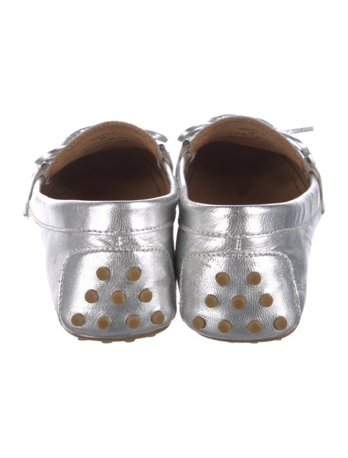 Lauren Ralph Lauren Leather Bow Accents Loafers