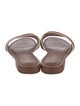 Lauren Ralph Lauren Leather Cutout Accent Slides