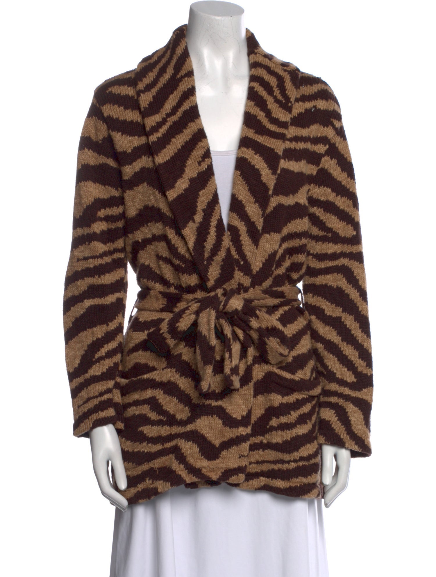 Lauren Ralph Lauren Linen Animal Print Sweater