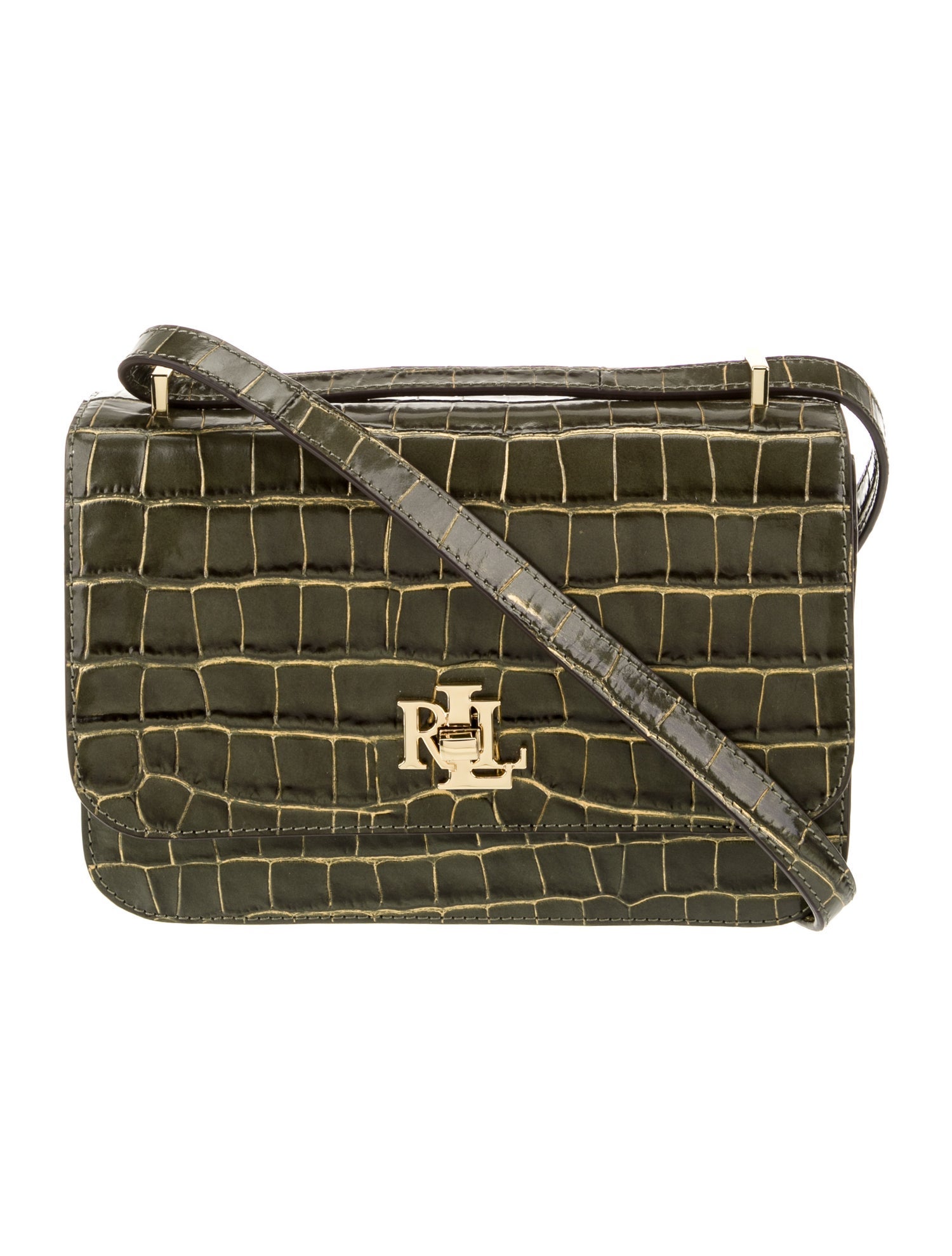 Lauren Ralph Lauren Leather Top Handle Bag