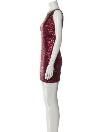 Lauren Ralph Lauren Bateau Neckline Mini Dress