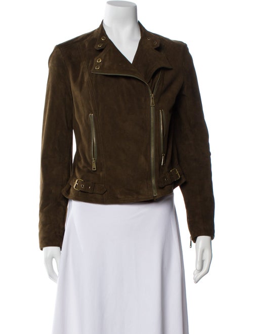 Lauren Ralph Lauren Suede Biker Jacket