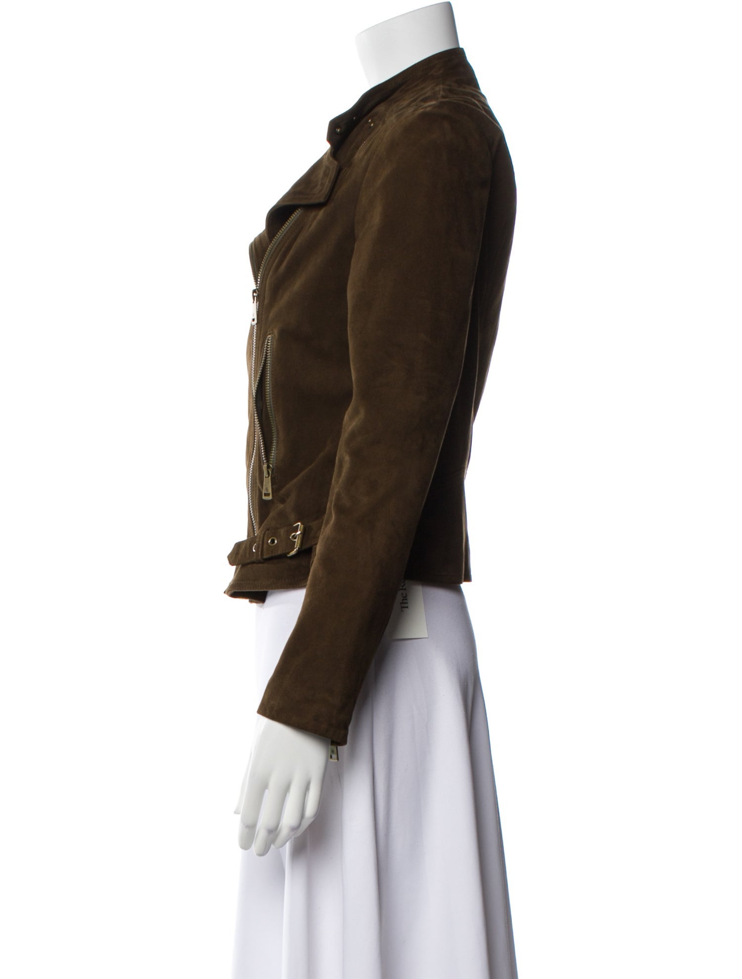 Lauren Ralph Lauren Suede Biker Jacket