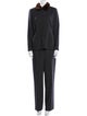 Lauren Ralph Lauren Wool Faux Fur Trim Pantsuit