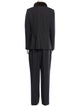 Lauren Ralph Lauren Wool Faux Fur Trim Pantsuit