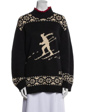 Lauren Ralph Lauren Printed Turtleneck Sweater