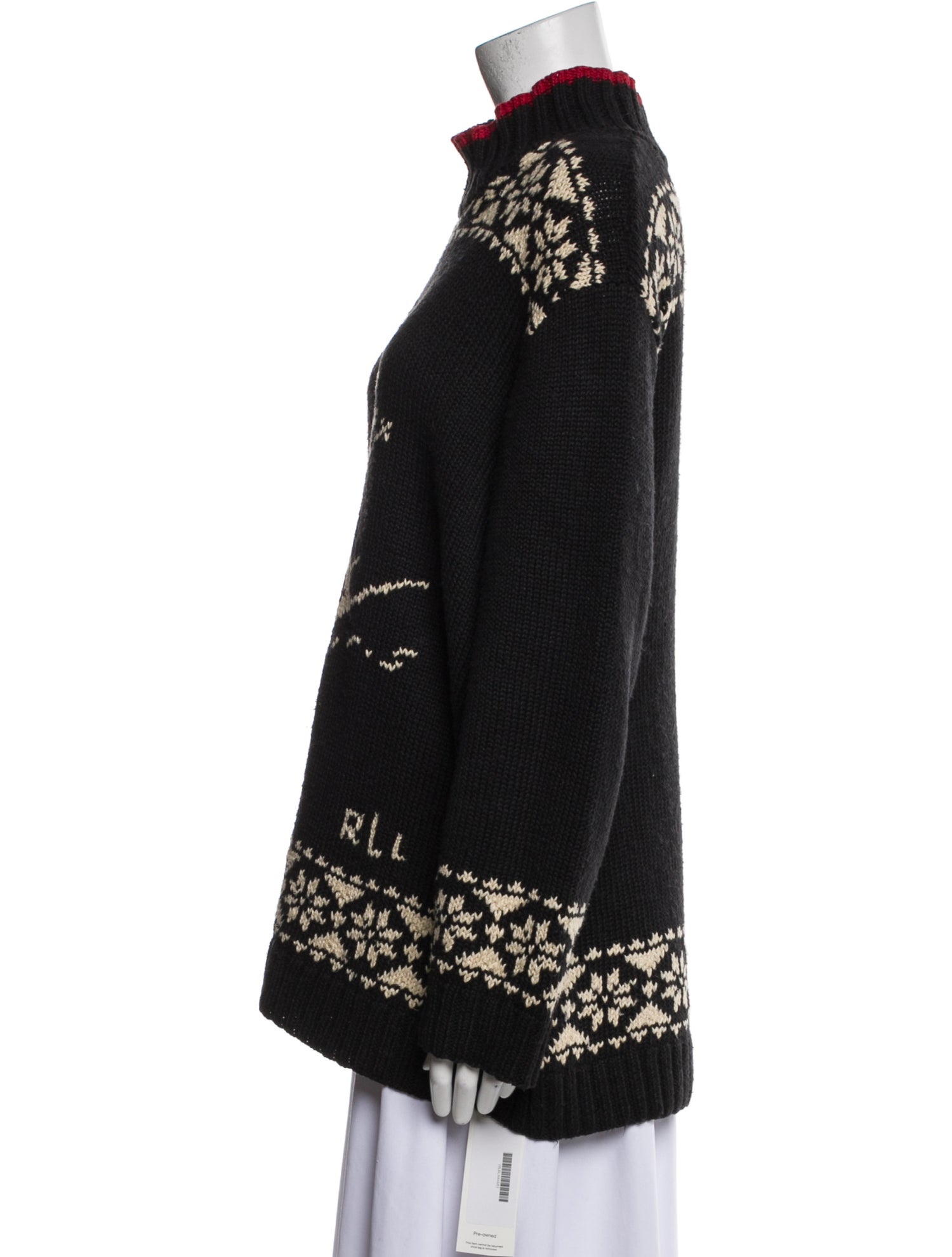 Lauren Ralph Lauren Printed Turtleneck Sweater