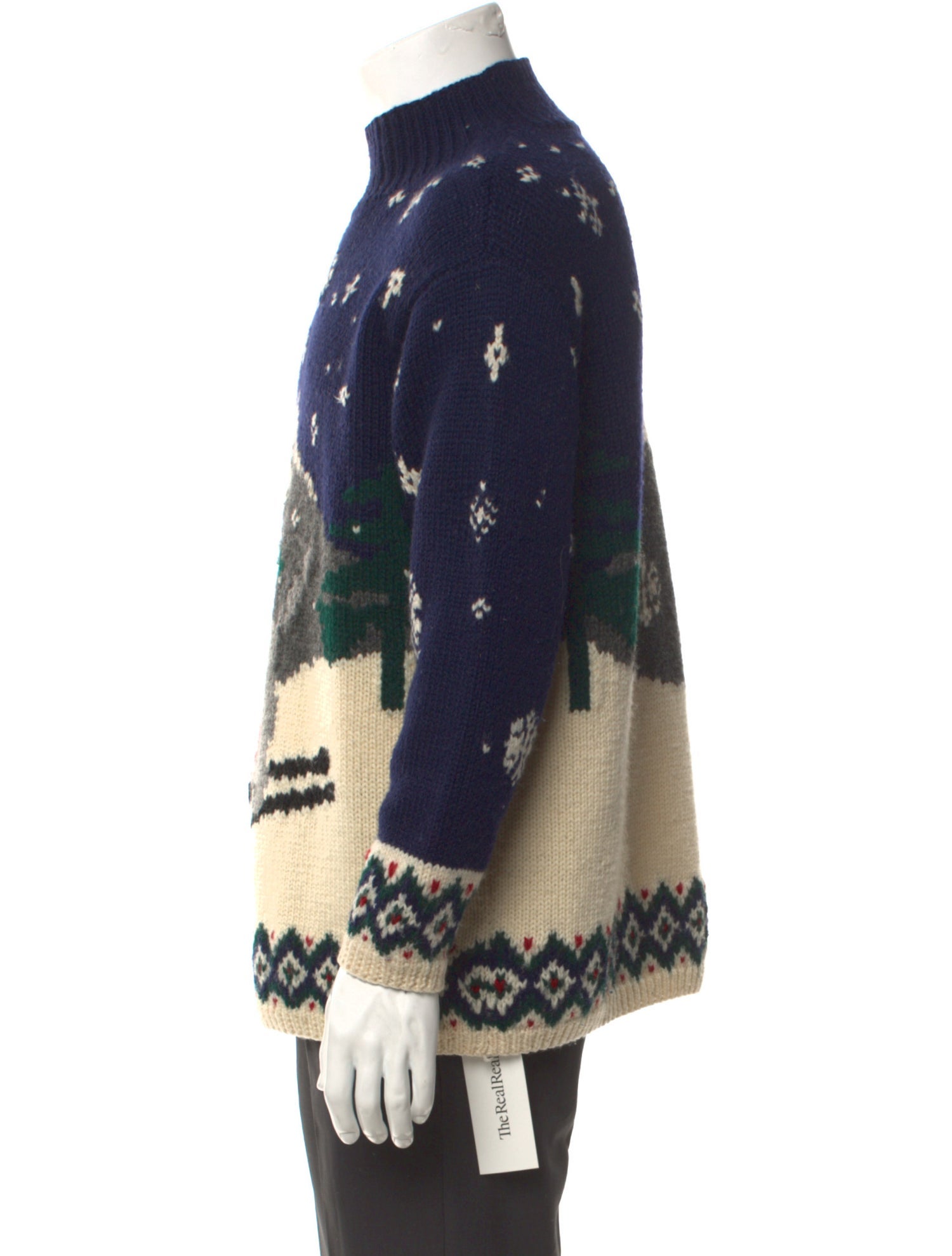 Lauren Ralph Lauren Wool Printed Pullover
