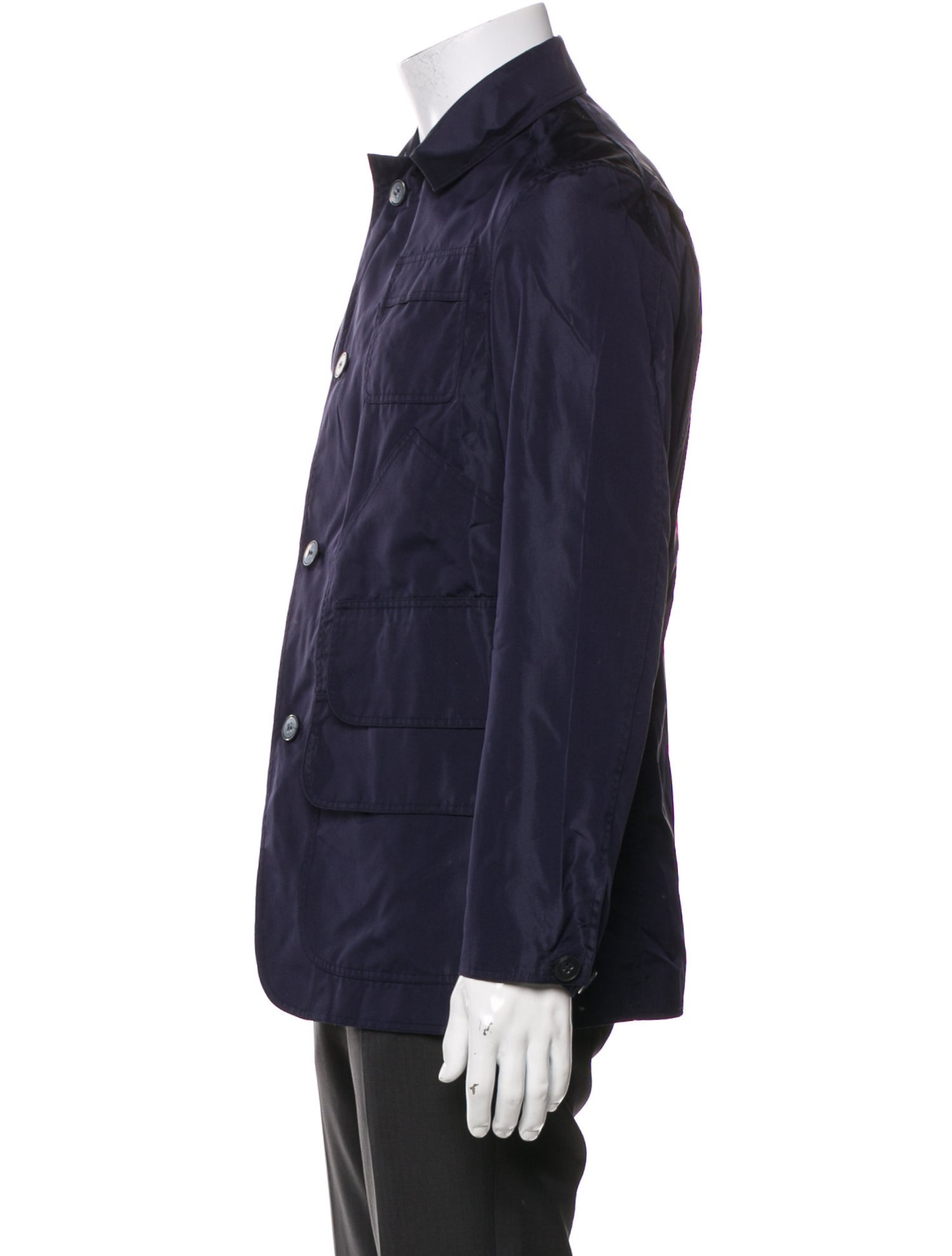 Lauren Ralph Lauren Silk Utility Jacket