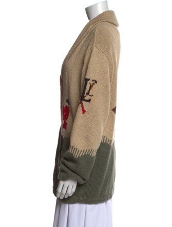 Lauren Ralph Lauren Printed V-Neck Sweater