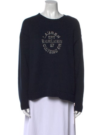 Lauren Ralph Lauren Graphic Print Crew Neck Sweater