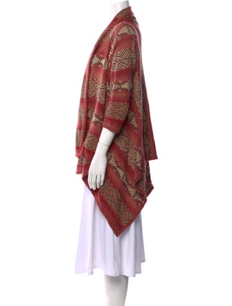 Lauren Ralph Lauren Striped Open Front Sweater