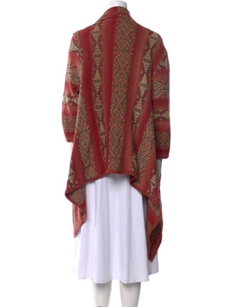 Lauren Ralph Lauren Striped Open Front Sweater