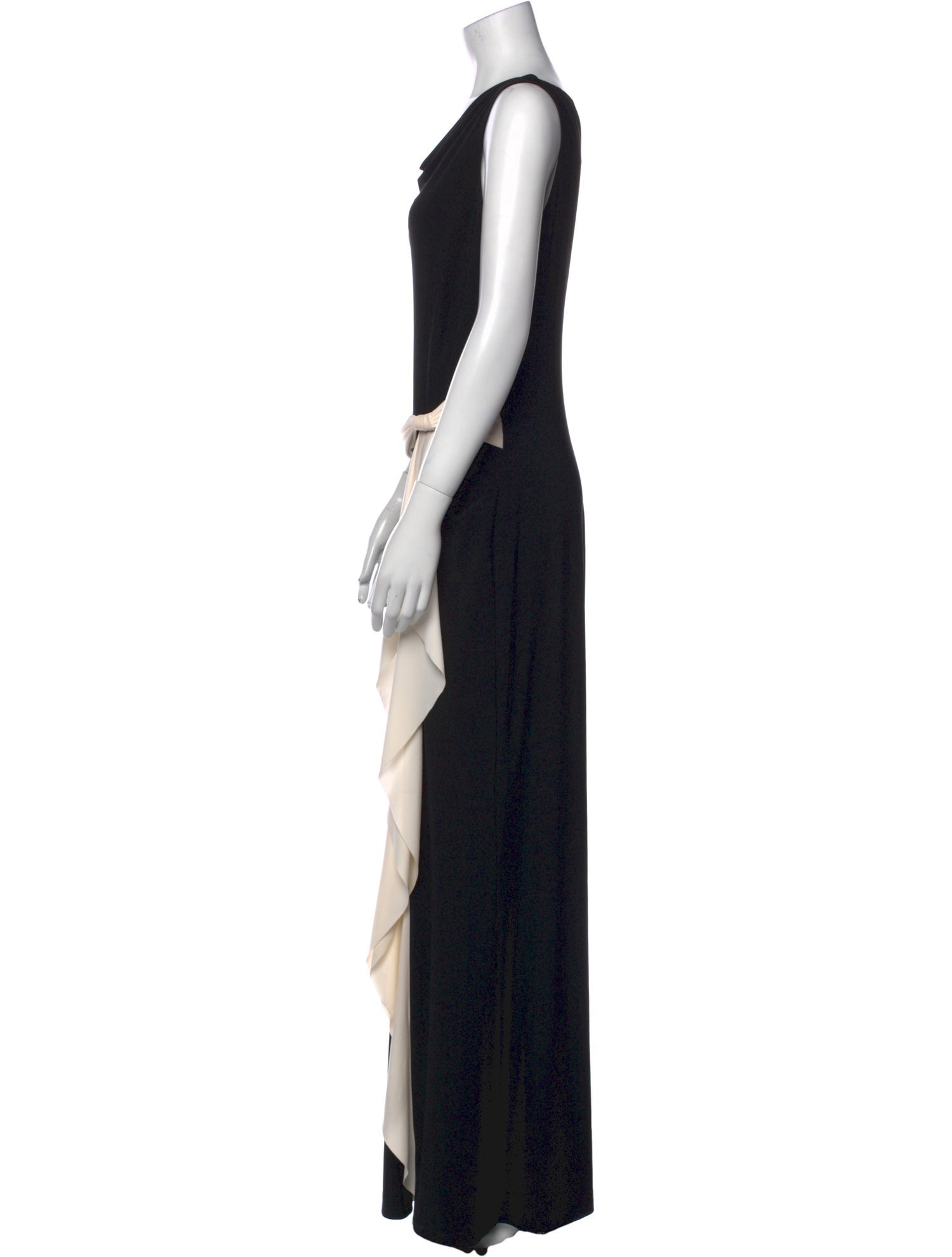 Lauren Ralph Lauren Cowl Neck Long Dress