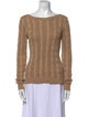 Lauren Ralph Lauren Bateau Neckline Long Sleeve Top
