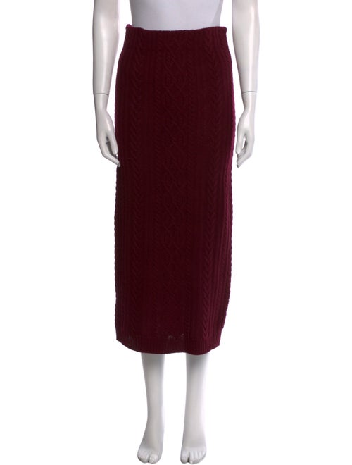 Lauren Ralph Lauren Wool Midi Length Skirt