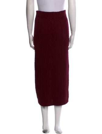 Lauren Ralph Lauren Wool Midi Length Skirt