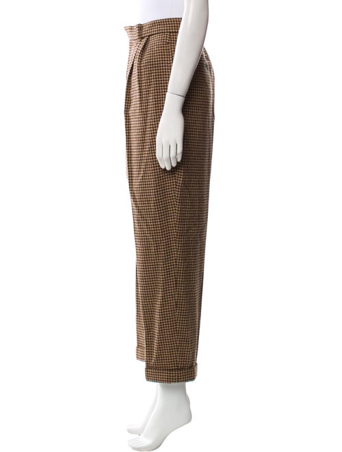 Lauren Ralph Lauren Houndstooth Print Straight Leg Pants