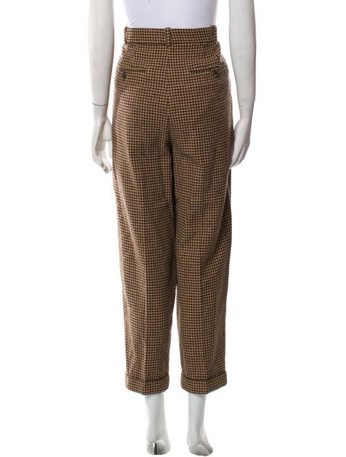 Lauren Ralph Lauren Houndstooth Print Straight Leg Pants