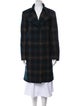 Lauren Ralph Lauren Wool Plaid Print Peacoat