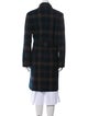 Lauren Ralph Lauren Wool Plaid Print Peacoat