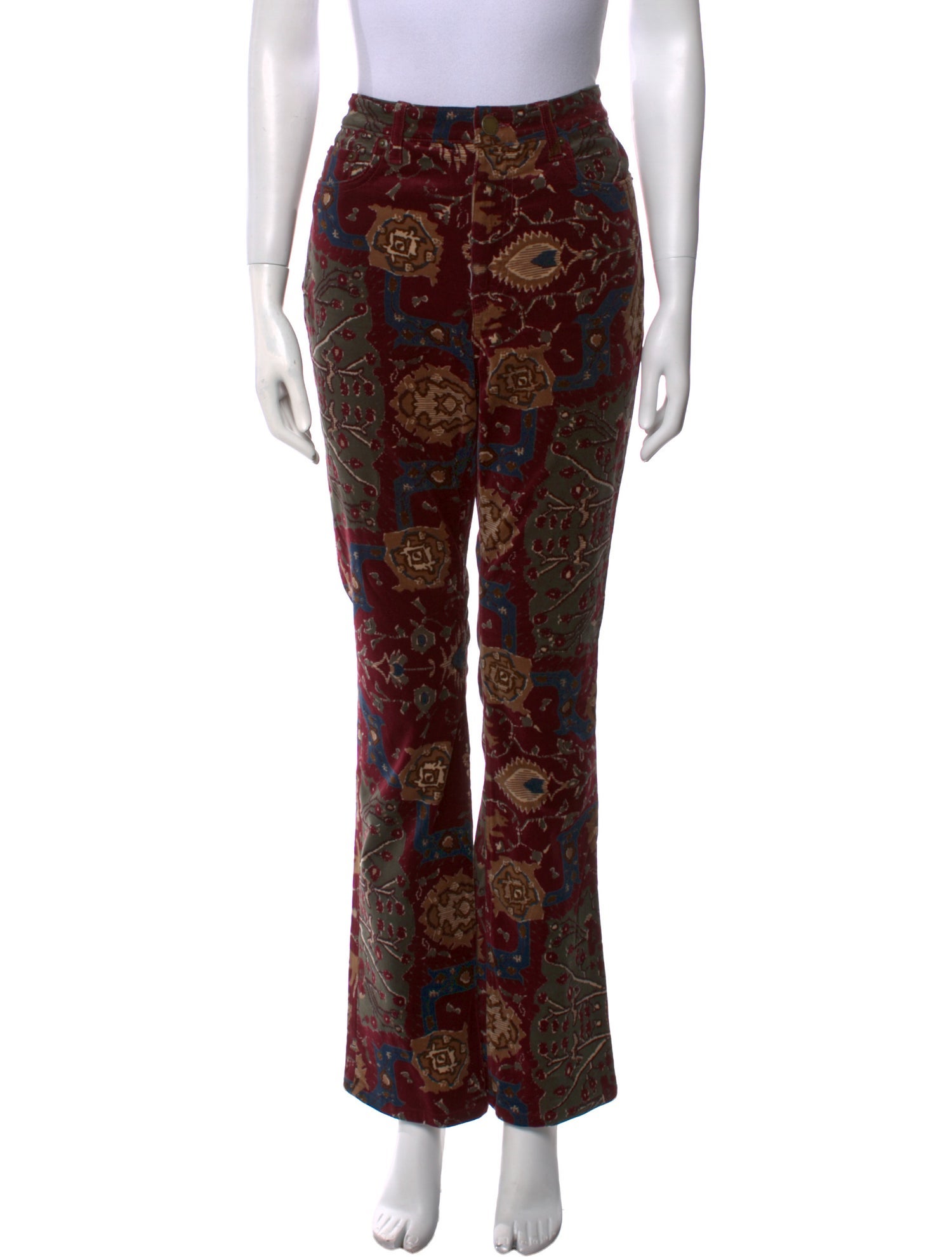 Lauren Ralph Lauren Floral Print Straight Leg Pants