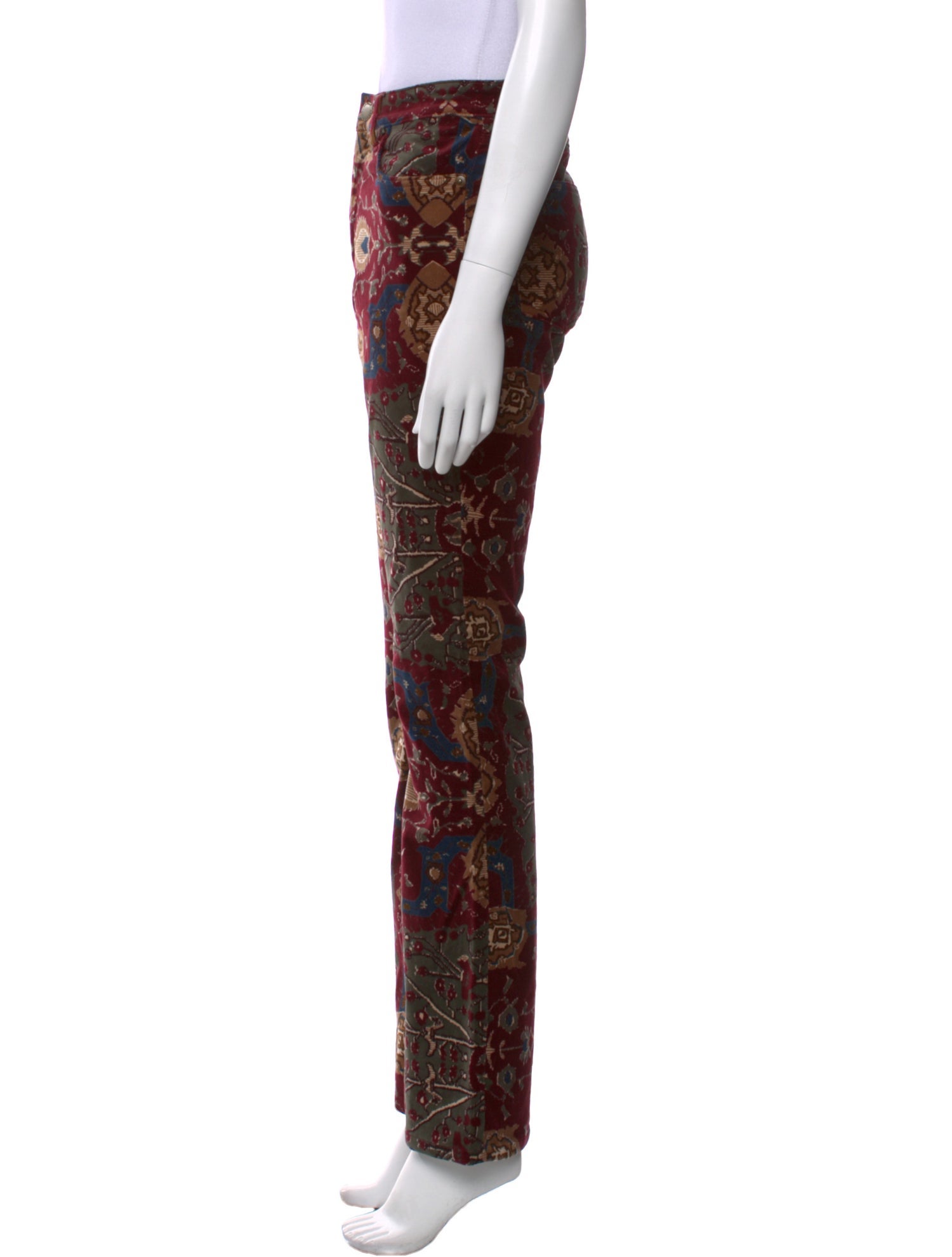 Lauren Ralph Lauren Floral Print Straight Leg Pants