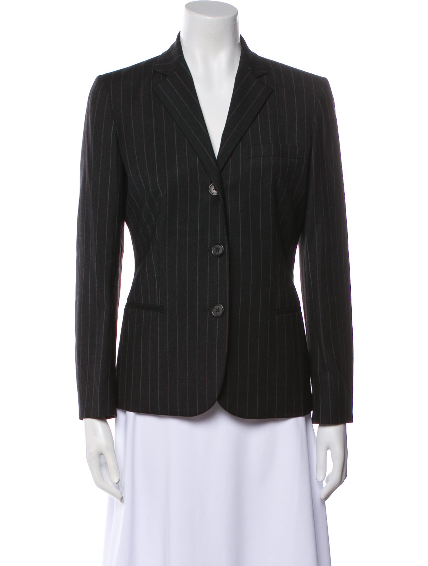 Lauren Ralph Lauren Wool Striped Blazer