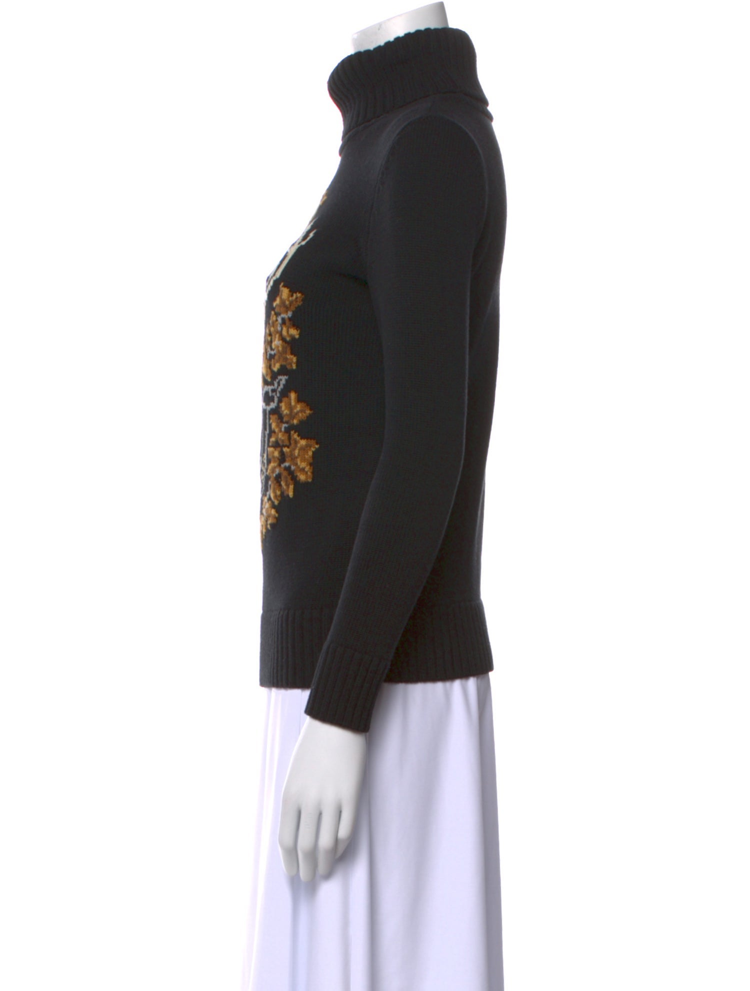 Lauren Ralph Lauren Printed Turtleneck Sweater