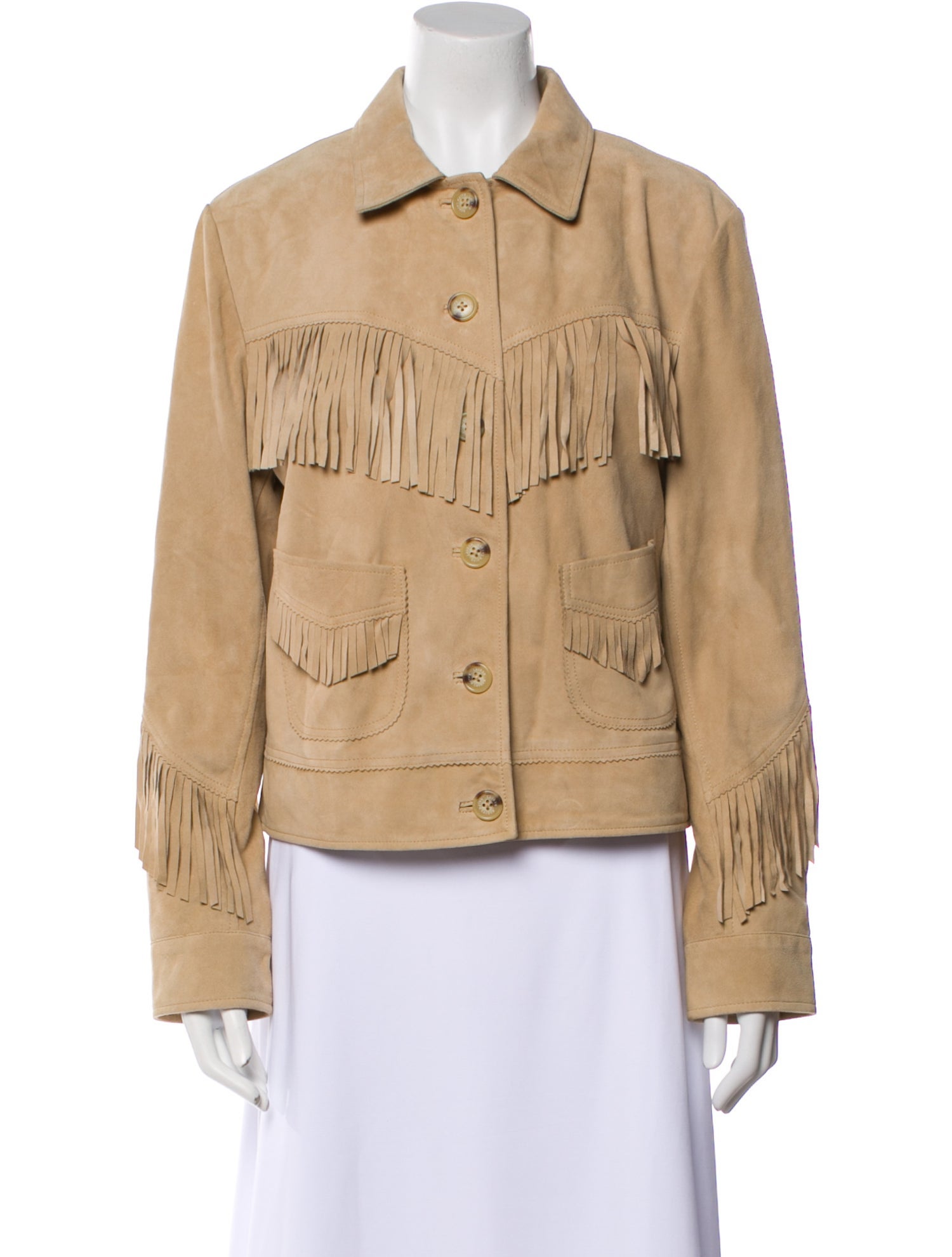 Lauren Ralph Lauren Suede Utility Jacket