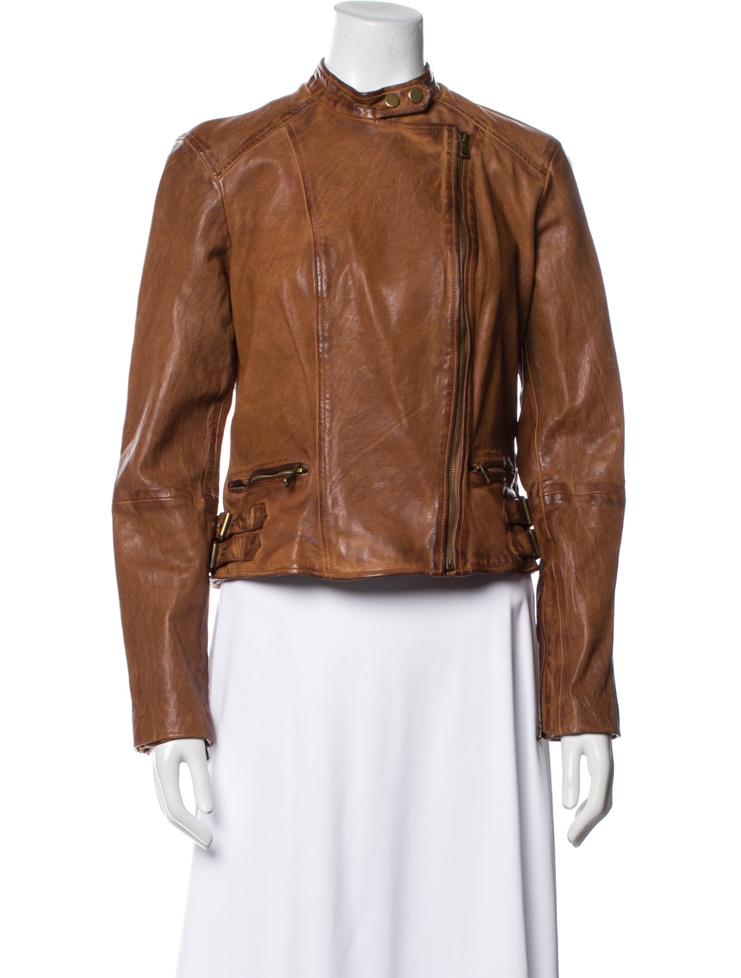Lauren Ralph Lauren Leather Biker Jacket