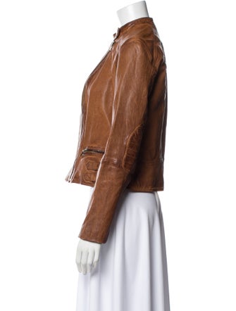 Lauren Ralph Lauren Leather Biker Jacket