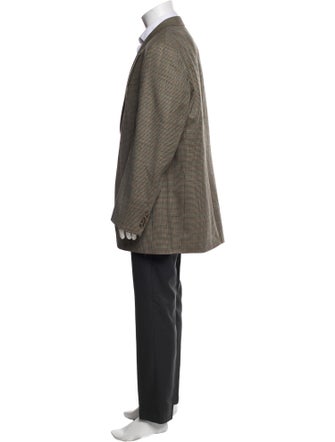 Lauren Ralph Lauren Wool Plaid Print Blazer