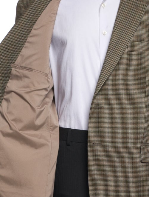 Lauren Ralph Lauren Wool Plaid Print Blazer