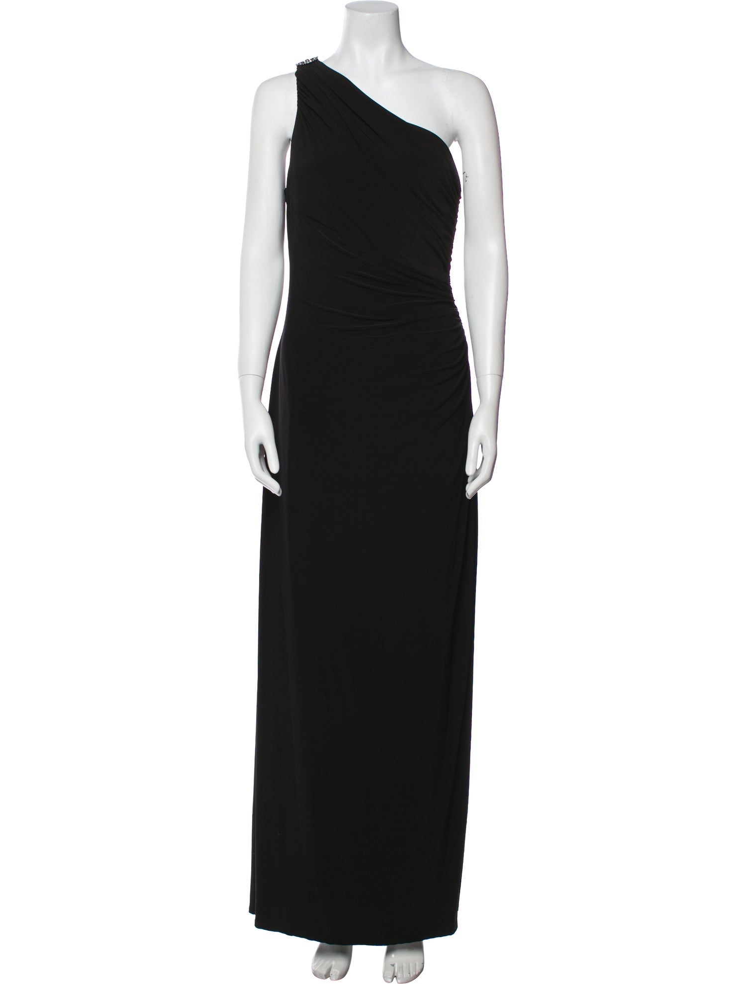 Lauren Ralph Lauren One-Shoulder Long Dress