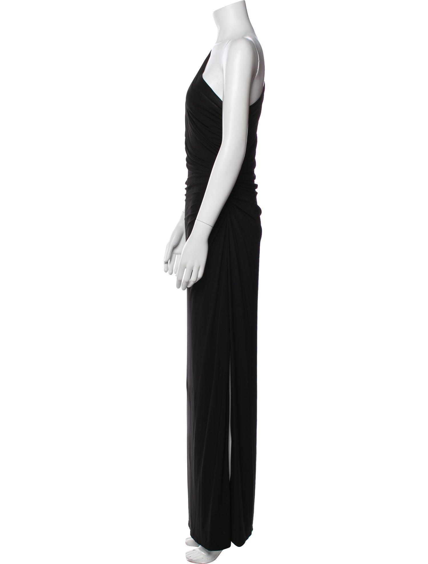Lauren Ralph Lauren One-Shoulder Long Dress