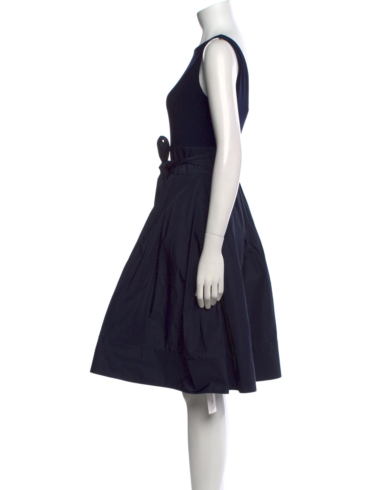 Lauren Ralph Lauren Bateau Neckline Knee-Length Dress