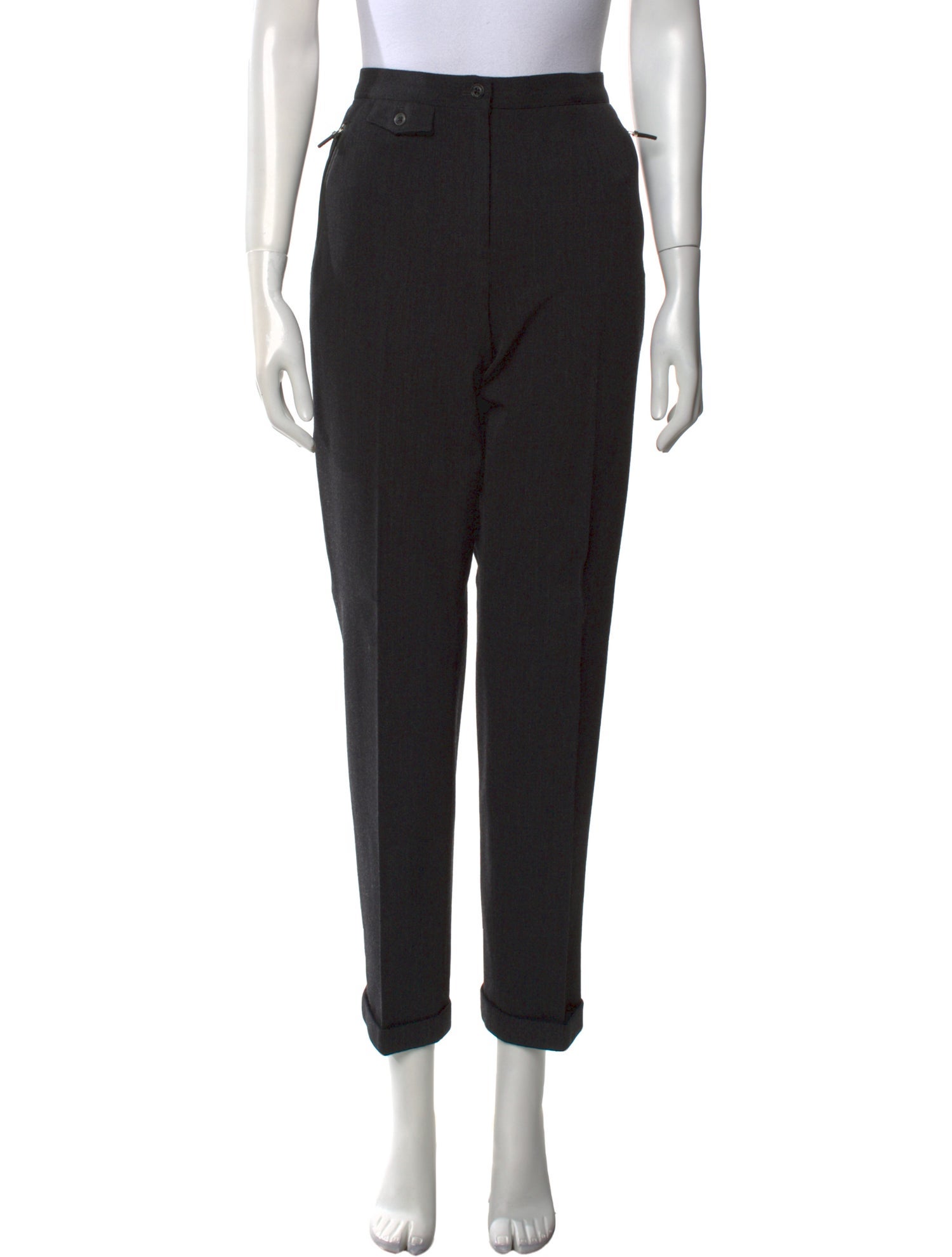 Lauren Ralph Lauren Wool Straight Leg Pants