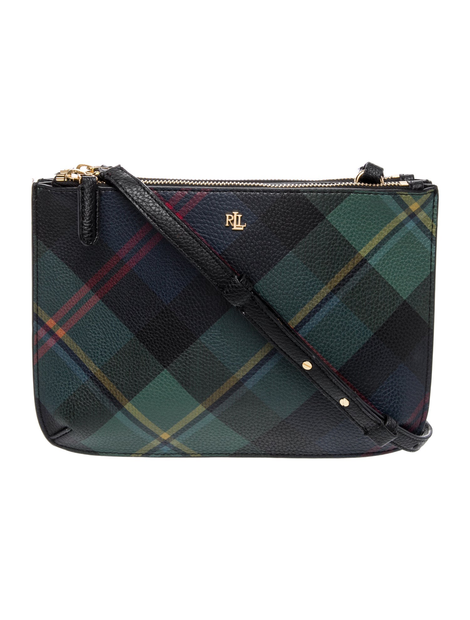 Lauren Ralph Lauren Leather Messenger Bag