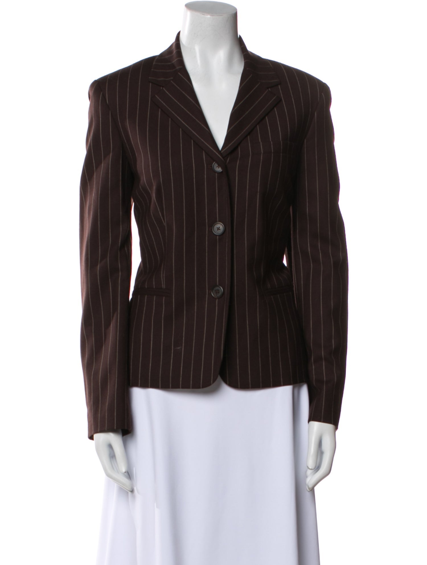 Lauren Ralph Lauren Wool Striped Blazer